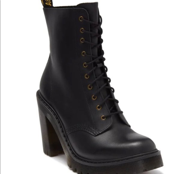 DR MARTENS KENDRA HEELED BOOT Size:8.5 - Picture 2 of 13